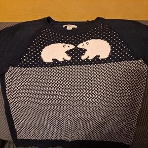 Bass Polar Bear crewneck sweater